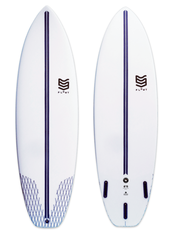 6'0 WAVE MAGNET SHORTBOARD EPS CLEAR CARBON